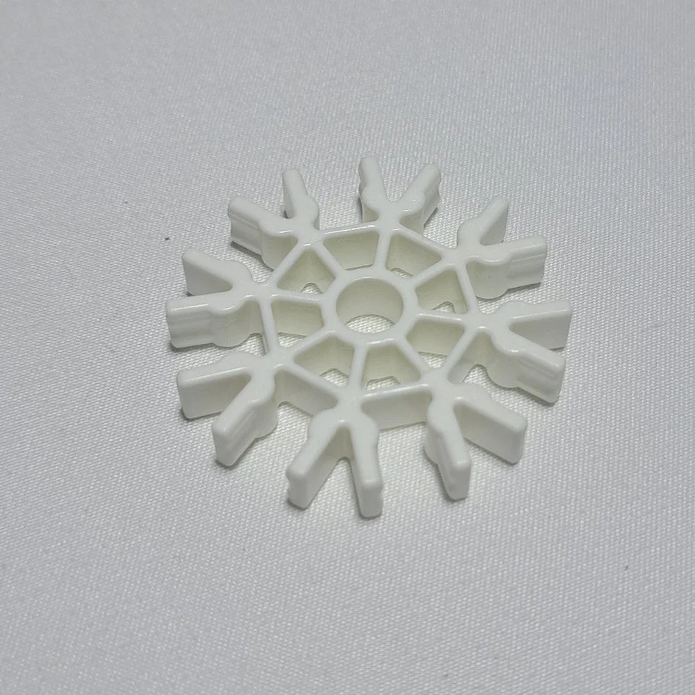 K'NEX White 8-Way Snowflake Connector‎ Lot of 37 Replacement Parts Bulk Lot STEM